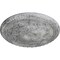 Ekena Millwork Richmond Ceiling Medallion (Fits Canopies up to 2 5/8"), 18"OD x 1 3/8"P, Ultra Pure White Crackle CM18RIUWC - alternate 3